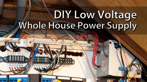 low voltages metal boxes to house power supply|how to install low voltage fixtures.